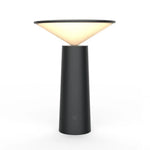 lampe table led rechargeable interrupteur tactile noir blanc moderne minimaliste