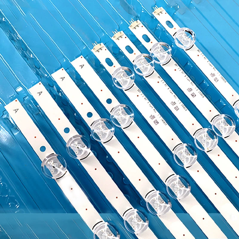 bande lumineuse led blanc moderne connecteurs électriques fixations 8leds 40pouces télévision rétroéclairage