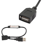 contrôleur led télécommande rf usb 5v 11 boutons noir blanc moderne
