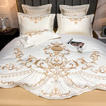 Ensemble literie 4 pièces : housse couette, drap et taies d'oreiller