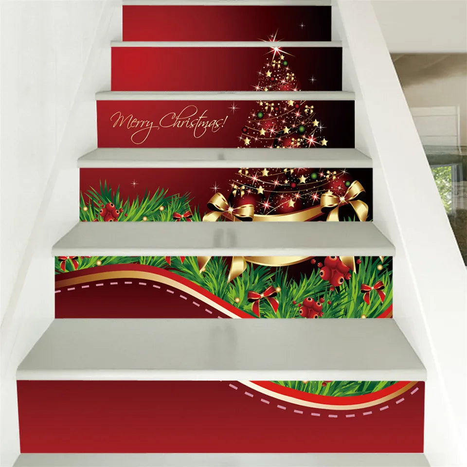Application autocollants escalier - Installation facile sur surface lisse