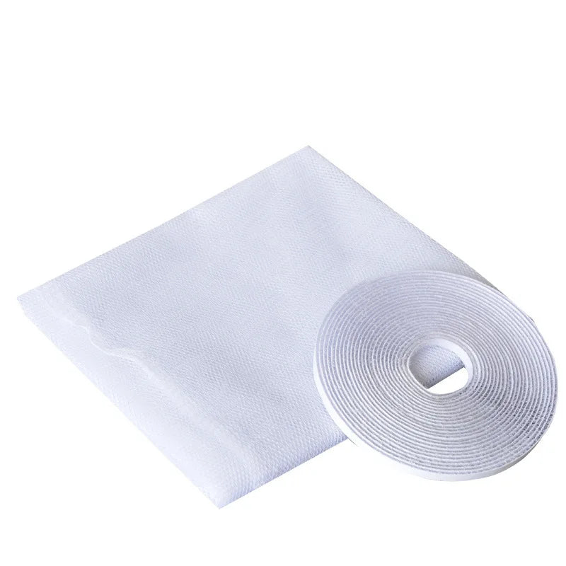 filet anti insectes blanc maille fine adhésif auto agricant pratique protection fenetre
