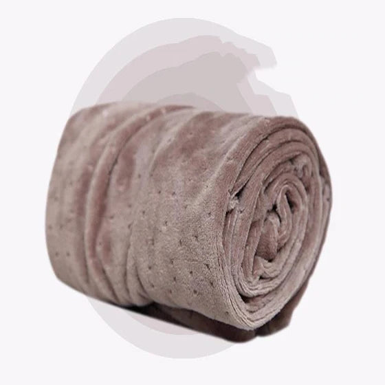 serviette micro perforée moderne blanc marron violet gris polyester respectueux environnement Jacquard
