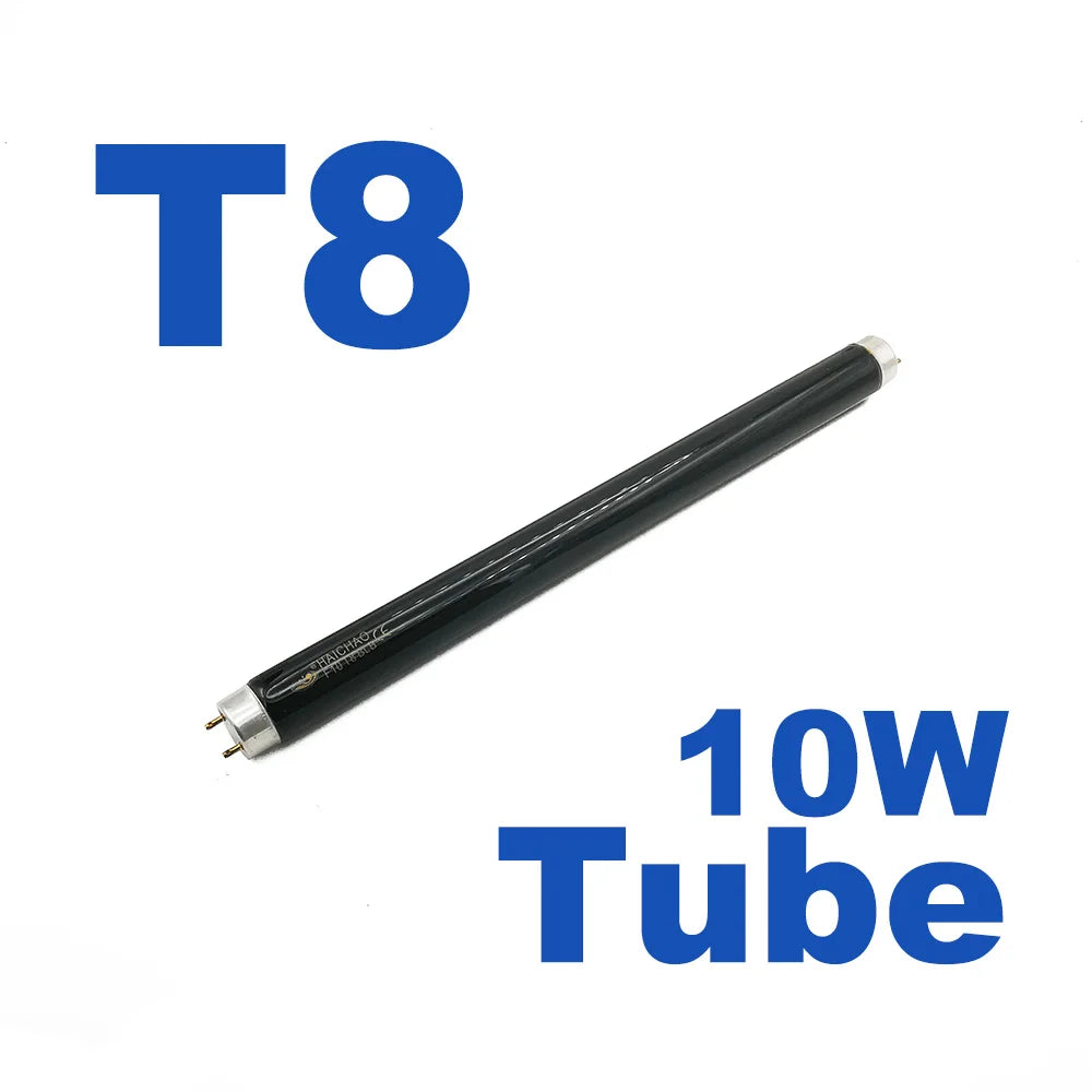 tube fluorescent uva 365nm 10w 15w noir moderne détection fluorescence anti contrefaçon adhésif support