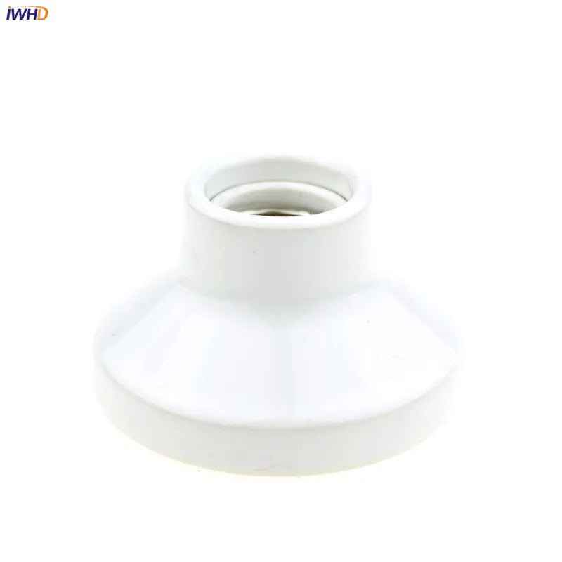 socle ampoule e27 douille blanche noire moderne adhésif porcelaine certifiée ccc ul rohs