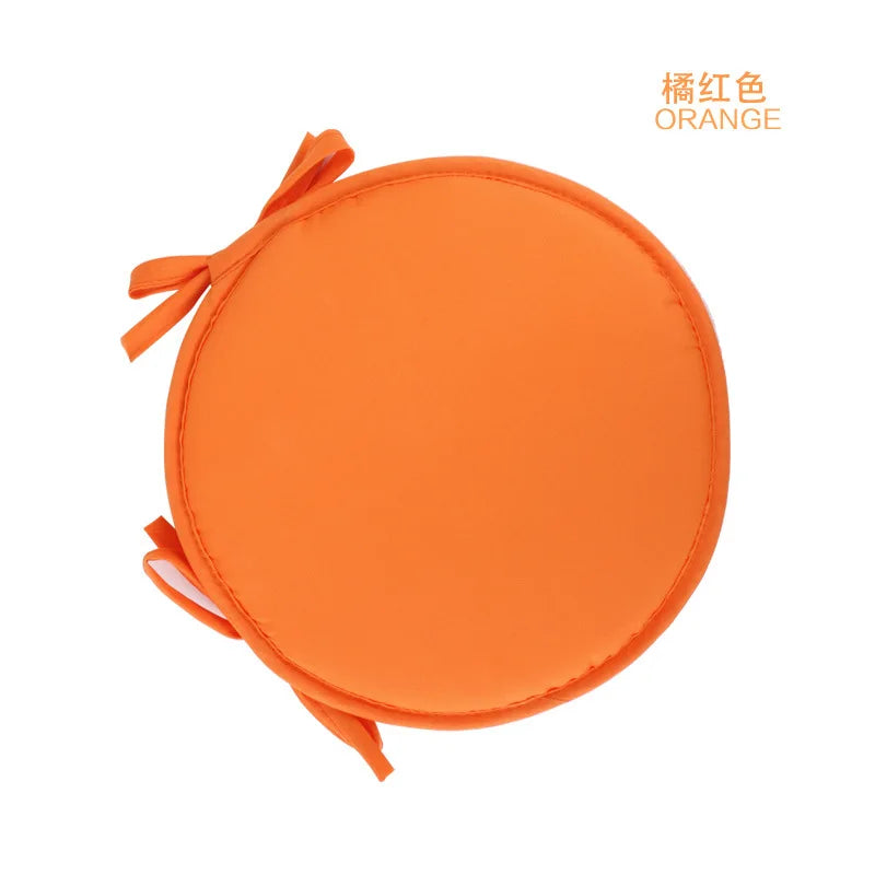 coussin chaise rond siège décoration maison moderne couleur unie