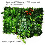 panneau végétal artificiel feuilles naturelles extérieur herbes variées stylisé accrochableextérieur vertbrunfoncé