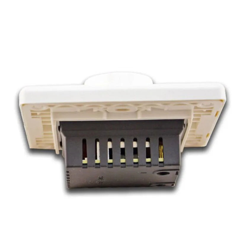interrupteur rotatif blanc moderne 86x86mm indicateur lumineux certification rohs ccc pc