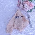 serviettes table coton 100% rose pâle classiques durables 40cm*40cm maison