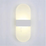 applique murale moderne blanc noir led facile chambre salon étudiant entree