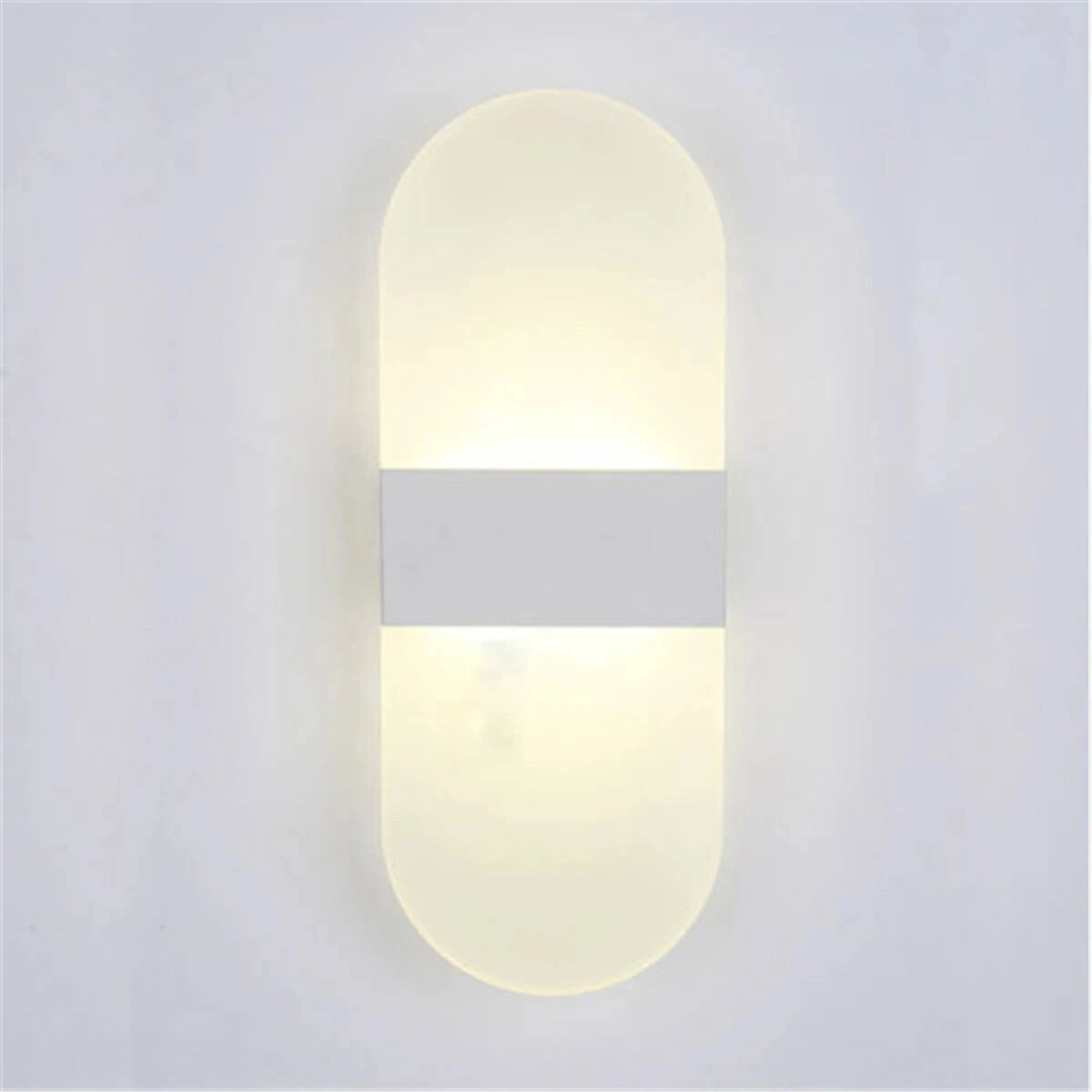 applique murale moderne blanc noir led facile chambre salon étudiant entree