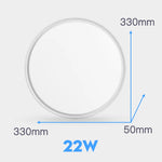plafonnier led moderne plaque lumineuse blanche minimaliste salon maison éclairage intérieur plat