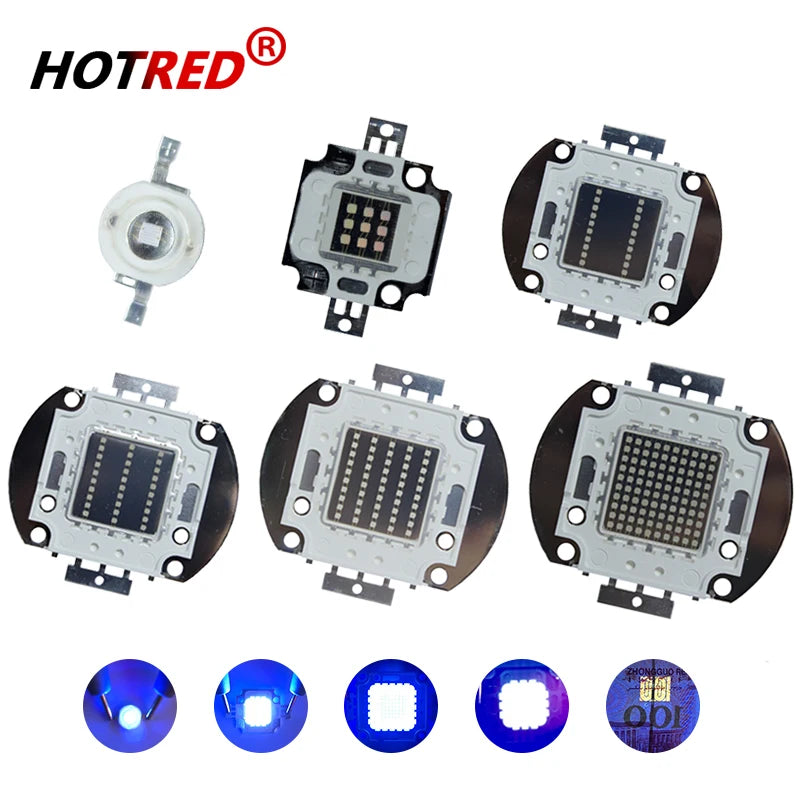 ampoules led uv 3w 10w 20w 30w 50w 100w 365nm 395nm noir modernes orifices