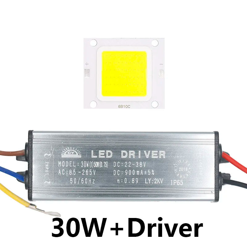puce led cob haute puissance blanc chaud projecteur ampoule diy électronique composants électronique