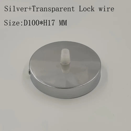 disques suspension or noir argent rose modernes vis tige fixation plaque fixation