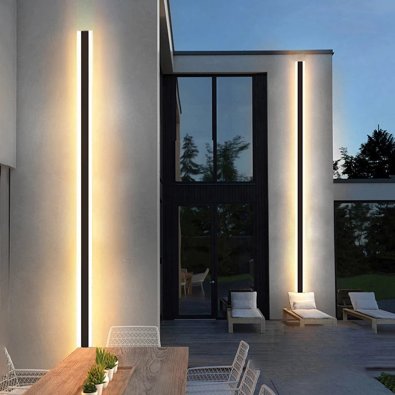 Applique longue LED pour véranda porche