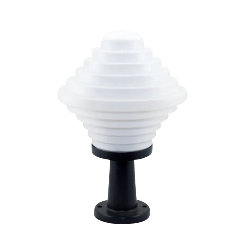 lampe solaire moderne rayures horizontales blanc noir éclairage quotidien cuisineextérieur fixée mural garantie2ans