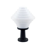 lampe solaire moderne rayures horizontales blanc noir éclairage quotidien cuisineextérieur fixée mural garantie2ans
