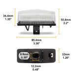 lampe plaque immatriculation blanc moderne clips connecteur électrique 12v 2400lumens prius rav4