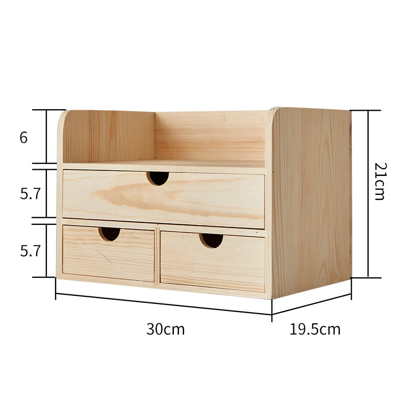rangement bois tiroirs diffuseur parfum réveil vintage minimaliste organiser objets divers capacités stockage moderne