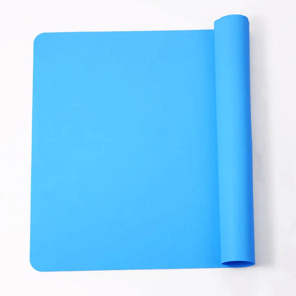 tapis cuisine silicone moderne vert bleu rouge orange marron uni durable respectueux environnement