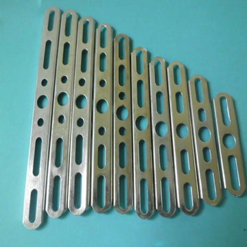 support mur plaque metal argentee lustre suspension plafonnier fixation luminaire industriel fer