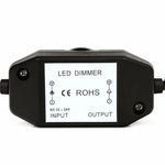 interrupteur led noir blanc ajustement luminosité bande lumineuse 12v 24v ccc cqc moderne
