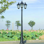 lampadaire or noir rétro classique éclairage public ip65 led alu certifié cccextérieur