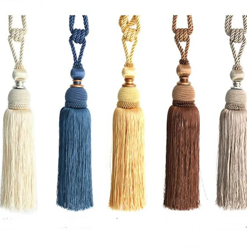 rideau tieback soie synthétique tassel classique moderne accroche fenêtre décoration chambre salon