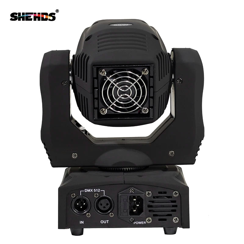 projecteur led noir moderne 60w dmx scènes dj haute luminosité certifications cee fcc rohs