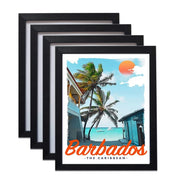 Cadre photo A4 en bois moderne pour décoration murale chambre et bureau - Ombre Interieur