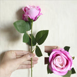 bouquet artificiel roses violet blanc decoration maison mariage anniversaire intérieur classique