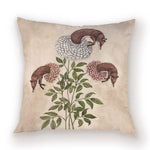 taies d'oreiller carrées fleur vintage polyester blanc décoratives