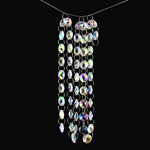 chaîne octogonales transparentes multicolores classiques 10m fil métallique or argent festif mariage
