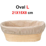 panier pain rotin naturel traditionnel tissu doux fermentation baguette ovale round respectueux environnement
