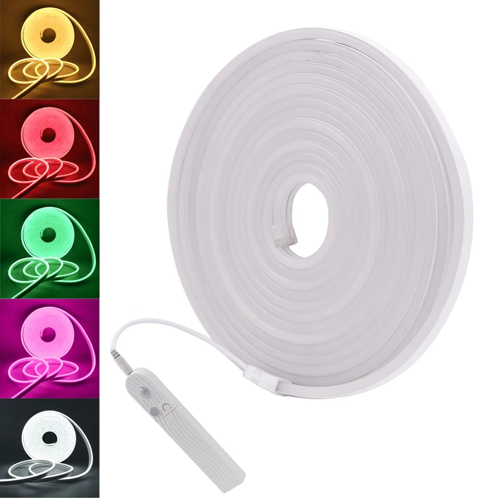 Ruban LED néon USB découpable étanche IP67