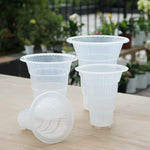 cache pot moderne cattleya phalaenopsis blanc noir air pruning racines controle drainage