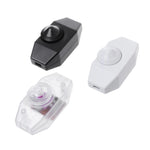 interrupteur rotatif variateur led noir blanc transparent moderne 220v opacité transparent