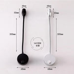 lampe murale moderne led 3w argentée lampe chevet minimaliste col cygne fixée mur