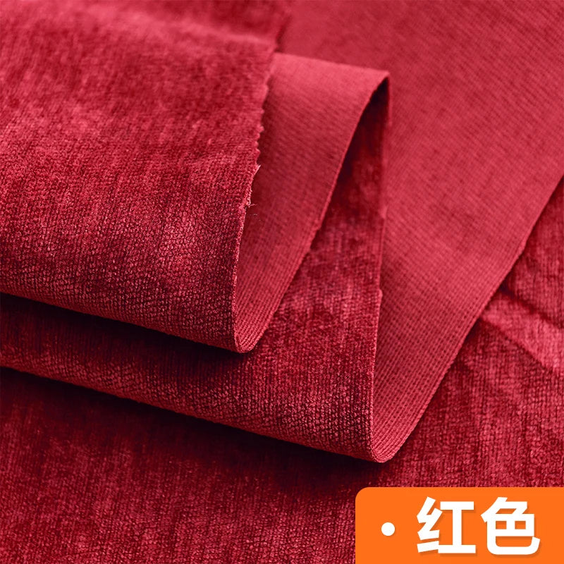tissu chenille résistant couleurs solides large choix bricolage maison sofa tablecloth thickness epais