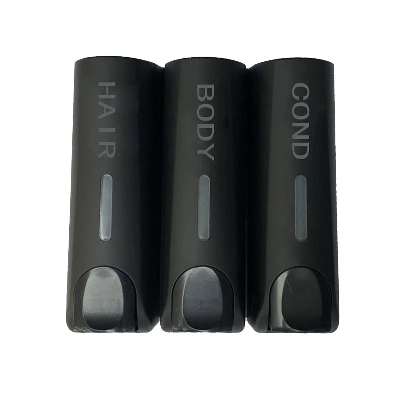 distributeur savon liquide blanc noir moderne minimaliste rétro simple 350ml ABS adhésif salle bains