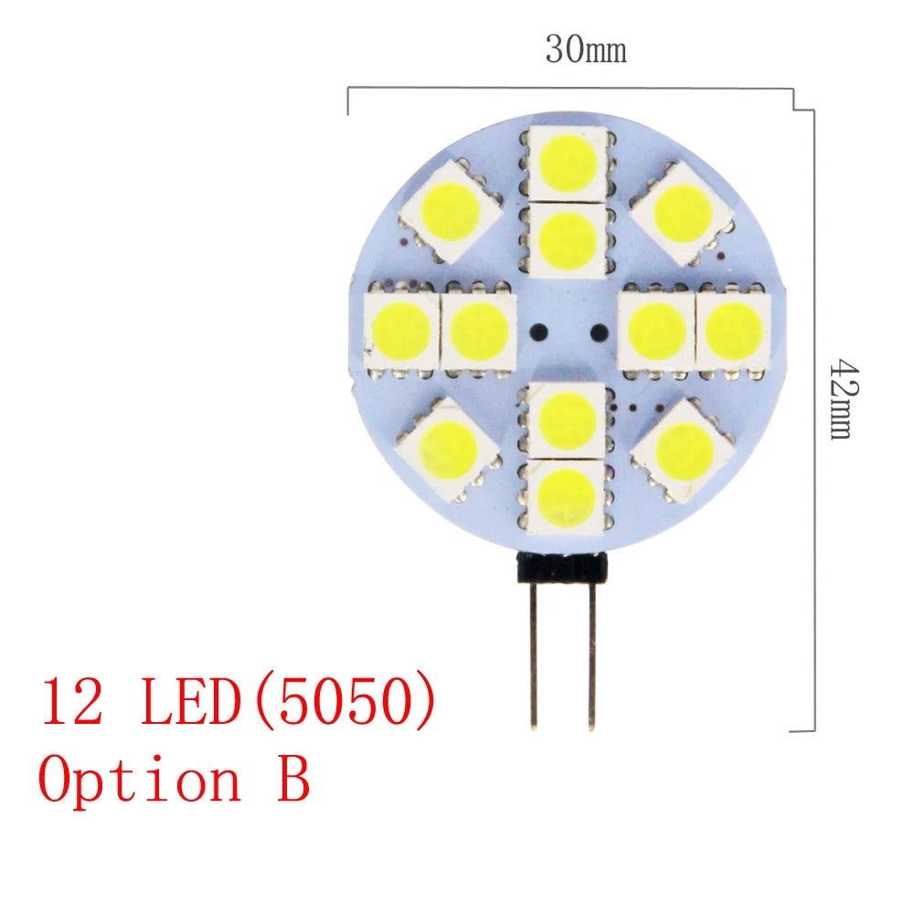 ampoules led g4 blanc chaud 2700k carrés lumineux moderne 24watts 6500k 180deg 20000h
