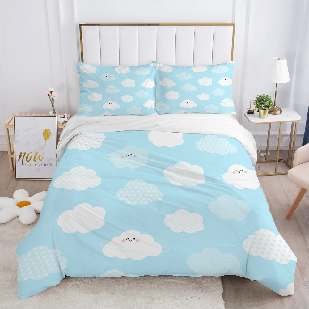 Détail du tissu en microfibre de la housse de couette panda