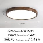 plafonnier led moderne rond carré bois chêne grain opalescent 30cm 60cm télécommande