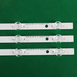 bandes led rétroéclairage blanc tv moderne kit 50 pieces 47 pouces