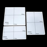 plaque silicone blanc moderne adhésif 25mm 25x15mm 30x20mm 25cm 20cm 1.2cm grille lignes