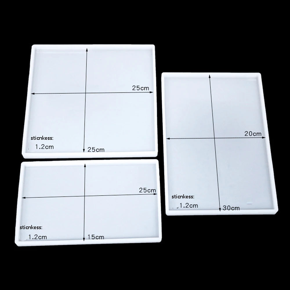 plaque silicone blanc moderne adhésif 25mm 25x15mm 30x20mm 25cm 20cm 1.2cm grille lignes