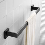 porte serviettes mural acier inoxydable noir doré argenté lisse moderne vis