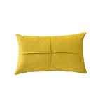 housse coussin velours décorative canapé salon moderne couleur unie simple