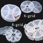 boîtes rangement bijoux transparentes modernes compartiments réglables épingles petites pierres
